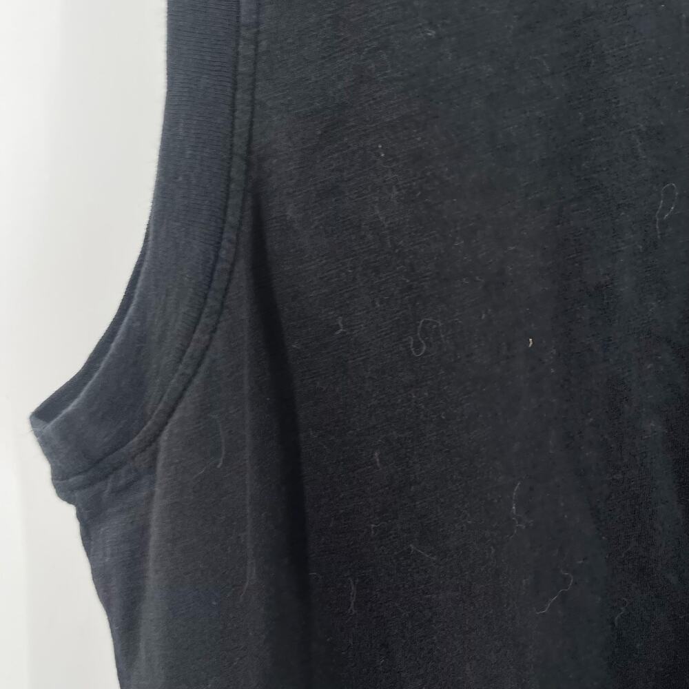 ATM Anthony Thomas Melillo Dress Size Large Sleeveless Pocket Cotton Jersey Mini - Picture 5 of 12